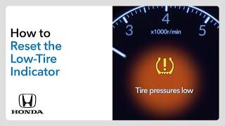 How to Reset the Tire Pressure Indicator