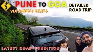 Pune to Goa Road trip via Amboli Ghat | Road trip to Goa in Nexon | Goa Road Condition | Dee & Sha