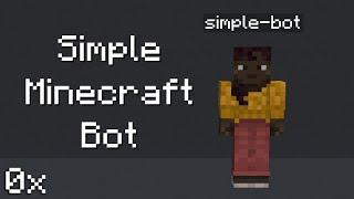 Simple Minecraft Bot in Python Using Mineflayer [1]