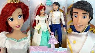 The little Mermaid: Ariel And Eric Wedding Doll Set Review (Disney Store)