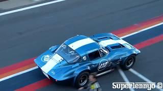 1963 Chevrolet Corvette Grand Sport, Corvette C2 & C3 Race Car - LOUD V8 Sounds!