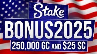 Stake US Promo Code — "BONUS2025" $25 STAKE CASH & FREE 250k GC