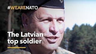 Latvia’s  top soldier - #WeAreNATO