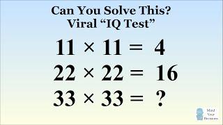 "Only Geniuses Can Solve" The Viral 11x11 = 4 Puzzle. The Correct Answer Explained