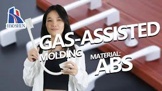 Custom-made plastic injecton molding gas-assisted technology ABS material medical parts
