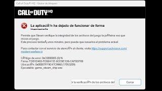 SOLUCION ERROR WARZONE 2.0 AMD (error 0xc0000005 N)