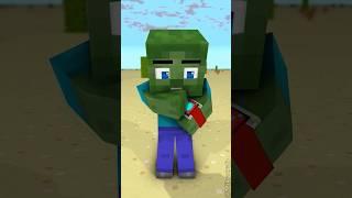 Zombie becomes king Technoblade in Doctor Strange challenge⌚⌚! Transform watch#minecraft #shorts #v