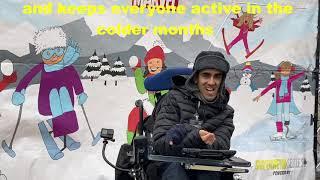 Khaleel Chima at Winter Wonderwheels with Sophia Warner