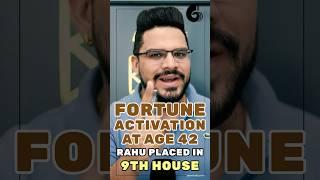 Rahu in 9th House: Fortune Activation at Age 42 - Why It’s Considered Negative?