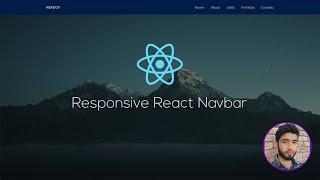 React navbar Tutorial Responsive Animated