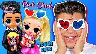 СВИДАНИЕ В КИНО ⭐ Парочка Tough Dude & Pink Chick LOL OMG Movie Magic ЛОЛ Сюрприз Бига Егоров