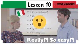 Learn Italian in 30 Days | #10 | Introducing Ourselves + Needs (Eng/Ita Subs + WORKBOOK)