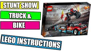 LEGO Stunt Show Truck & Bike INSTRUCTIONS - TECHNIC 2020 - LEGO SET 42106