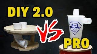 IMPROVED cyclone dust collection vs Oneida Dust Deputy (2/2) - HNB #10