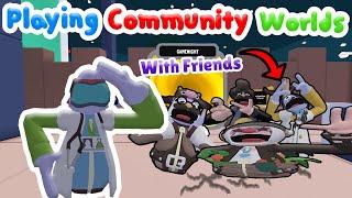 Playing Funny Community Worlds With Yeeps Youtubers (Yeeps: Hide & Seek Funny Moments)