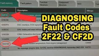 Mini Cooper fault codes 2F22 and CF2D (Possible cause and Diagnosis)