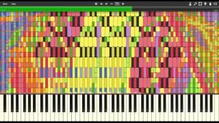 [Black MIDI] Synthesia – Nyan Trololol By Busied Gem ~ NO LAG
