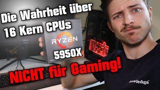 Die Wahrheit über 16 Kern CPUs   NICHT für Gaming! AMD RYZEN 5950X vs. 5600X 1080p 1440p Benchmark