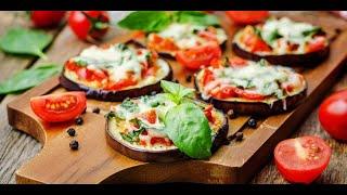Minipizzas de berenjena