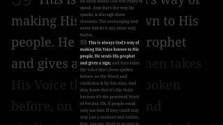 God's Voice Through Prophecy | William Branham Sermons #shorts #prophecy #voiceofgod