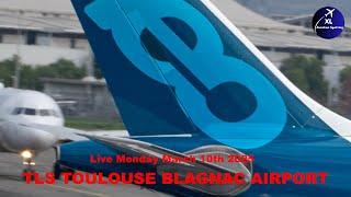 TLS TOULOUSE LIVE action Blagnac Airport Planespotting & AIRBUS factory tests , March 10th 2025