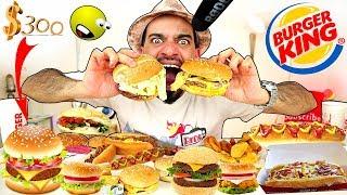 Burger King's Full Menu Challenge !