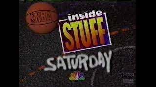 NBA Inside Stuff | Promo | 1993 | NBC Saturday