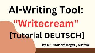 Writecream: Best Ai Writer, Image, Audio & Content Generator With Chatgpt   Google Chrome [GERMAN]