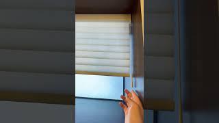 Sonnette Shades with Softouch motorization from Hunter Douglas #budgetblinds #hunterdouglas