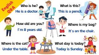 Daily Use English Question Answers for kids | Fun Learning Question Answers | English for beginners