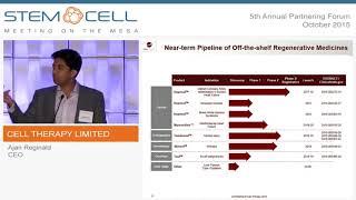 Ajan Reginald CEO Celixir - Cell Therapy Limited