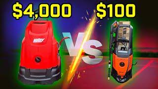 $100 vs $4,000 Electric Pressure Washer