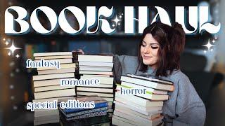 last huge book haul of 2024 (and ever!?)  horror, fantasy, romance & more