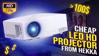 Hekka HD LED Projector Unboxing| CHEAP Projector under 100$ | NewMan DIY