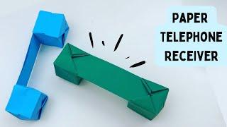 DIY Origami Paper Telephone Receiver For Kids / Paper Phone /Craft Ideas / Paper Craft / KIDS crafts