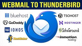 How to add any Webmail Email Address Into Thunderbird / Webmail Configuration into Thunderbird