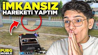 TEKRAR BAŞARDIM! İMKANSIZ HAREKETİ YAPTIM - PUBG MOBİLE