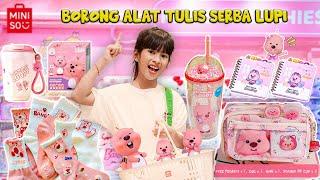 DISTA BORONG SEMUA ALAT TULIS SERBA LUPI!! WARNA PINKNYA GEMASH BANGET #trending