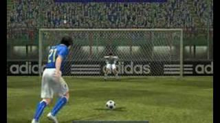 Italy vs Portugal Pes 2008 Penalty Shoot out