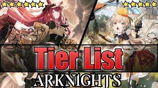 Tier List - Ray/Warmy 09/07/2024 - Arknights [Global Server]