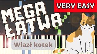  Wlazł kotek na płotek - Piano Tutorial (MEGA ŁATWA wersja)  NUTY W OPISIE 