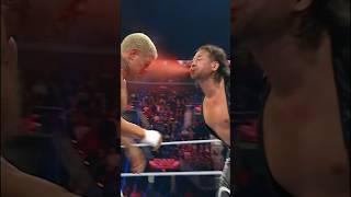 Shinsuke Nakamura hits Cody Rhodes with the red mist! 