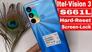 Itel Vision 3 S661L Hard Reset And Screen Lock Remove |itel Vision3 pattern lock and password remove