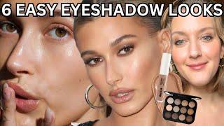 6 EASY EYESHADOW LOOKS YOU HAVE TO TRY!