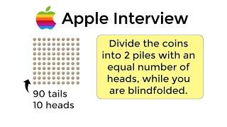 Can You Solve Apple's Split The Coins Riddle?