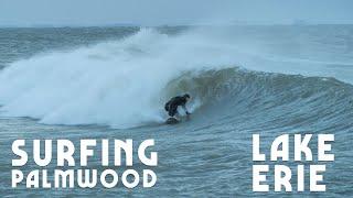 Surfing Palmwood, Lake Erie, Canada!