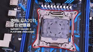 HUANANZHI X99 QD4 LGA 2011 3 XEON X99 Motherboard Intel E5 2640 2666 2670 2667 V3 V4 support DDR4 RE