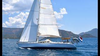 SAILING YACHT  TULIPANO  20 m BRUCE FARR Design ready for her next circumnavigation!  Walkthrough.