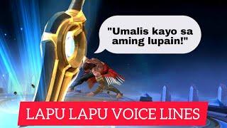 LAPU LAPU NEW VOICE LINES || MOBILE LEGENDS