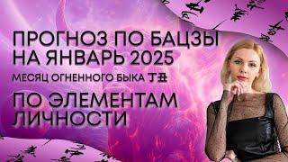 Прогноз по восточной астрологии бацзы на январь 2025 по Элементу Личности